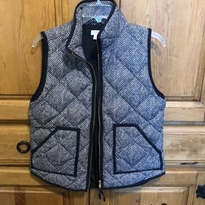 J. Crew Houndstooth Vest size Small